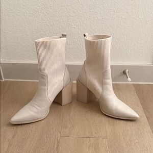 Steve Madden Cream Boots